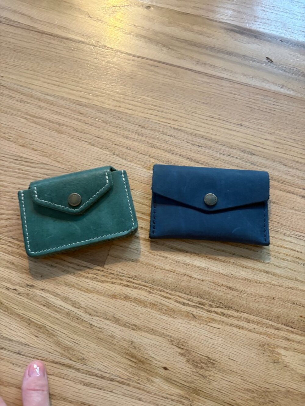Two Portland Leather Goods Card Wallets - Picture 2 of 6